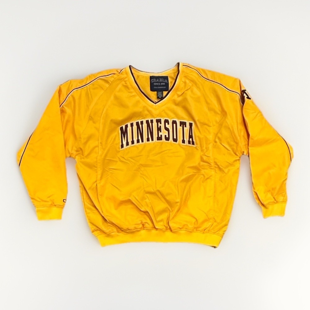 Minnesota Golden Gophers Crable Sportswear V-Neck Pullover, XL, Dead Stock, New